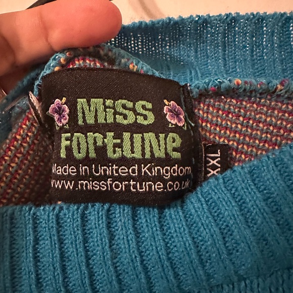 Retro sweater. Vintage repro. - Picture 3 of 3